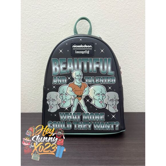 Loungefly SpongeBob SquarePants Handsome Squidward Mini Backpack - Picture 1 of 4